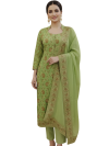 Green Pant Plazzo Suit