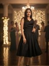 Black Dress V-neck