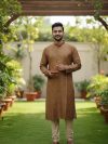 Brown Kurta