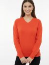 Orange Sweater for women's