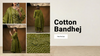Best Summer Office Wear: Cotton Bandhej in Chandigarh by Aryans Design Den (ADD)