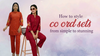 Best Co-ord Sets in Chandigarh, India By Aryans Design Den (ADD)