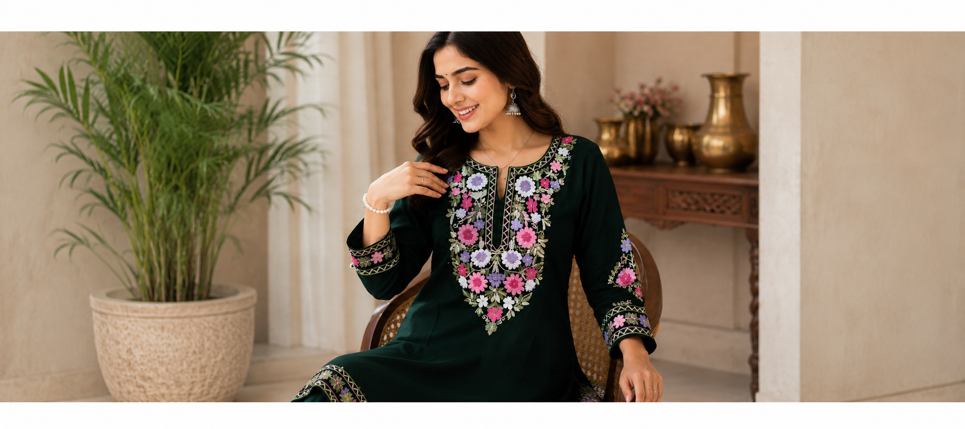 Embroidery Kurta Sets