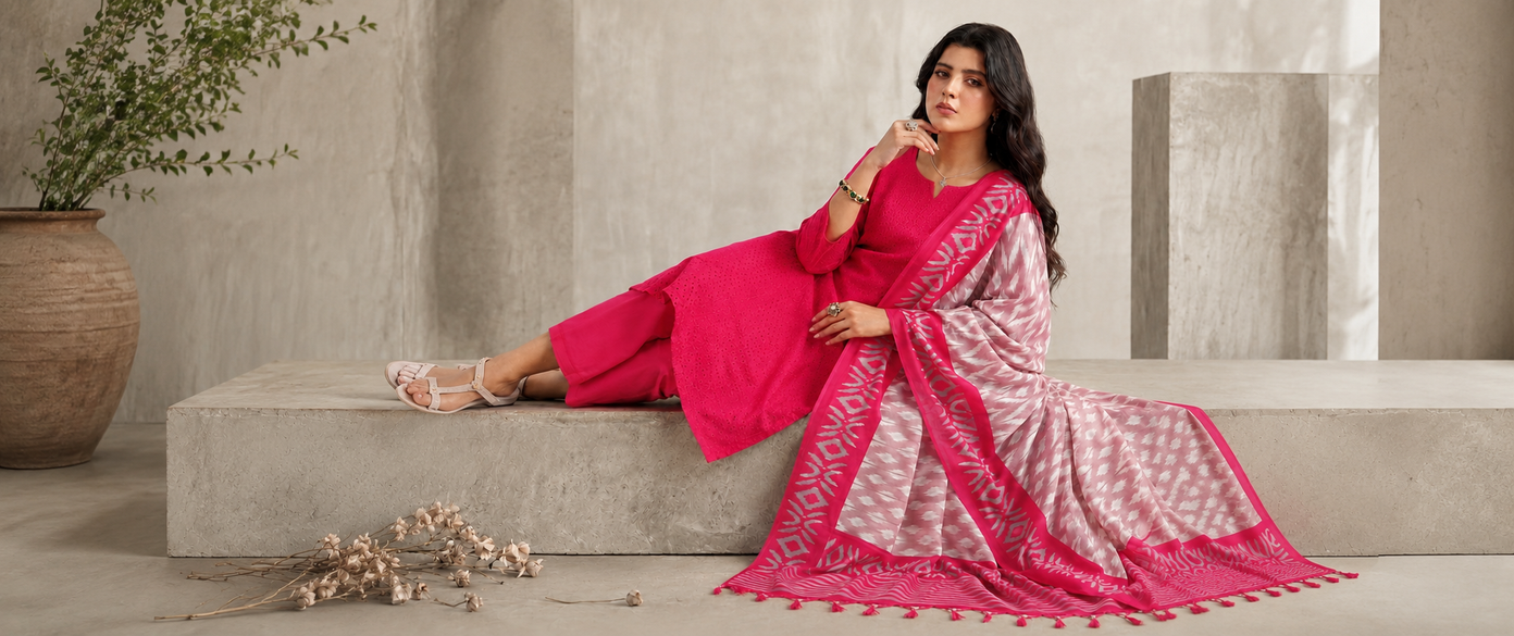 Designer Dupatta Suits
