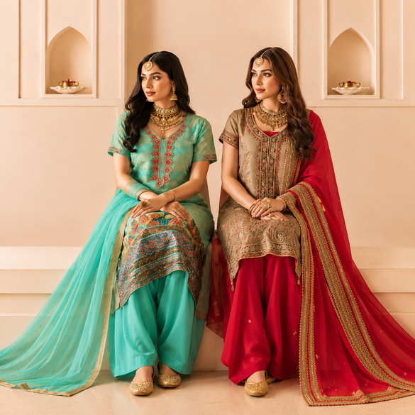 Festive Dupatta Suit