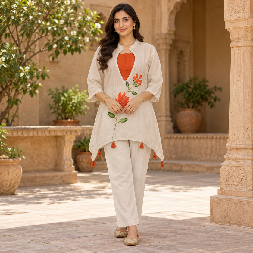 Peach -Orange C-Cut Cord Set