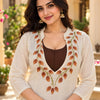 Ivory Brown C-Cut Cord Set