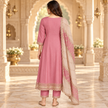 Pink Embroidered Anarkali Suit with Dupatta