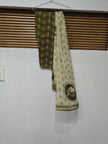 Beige Green Printed Dupatta Suit