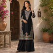 Black Embroidery Kurta Set