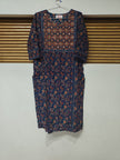 Blue Printed Dupatta Suit