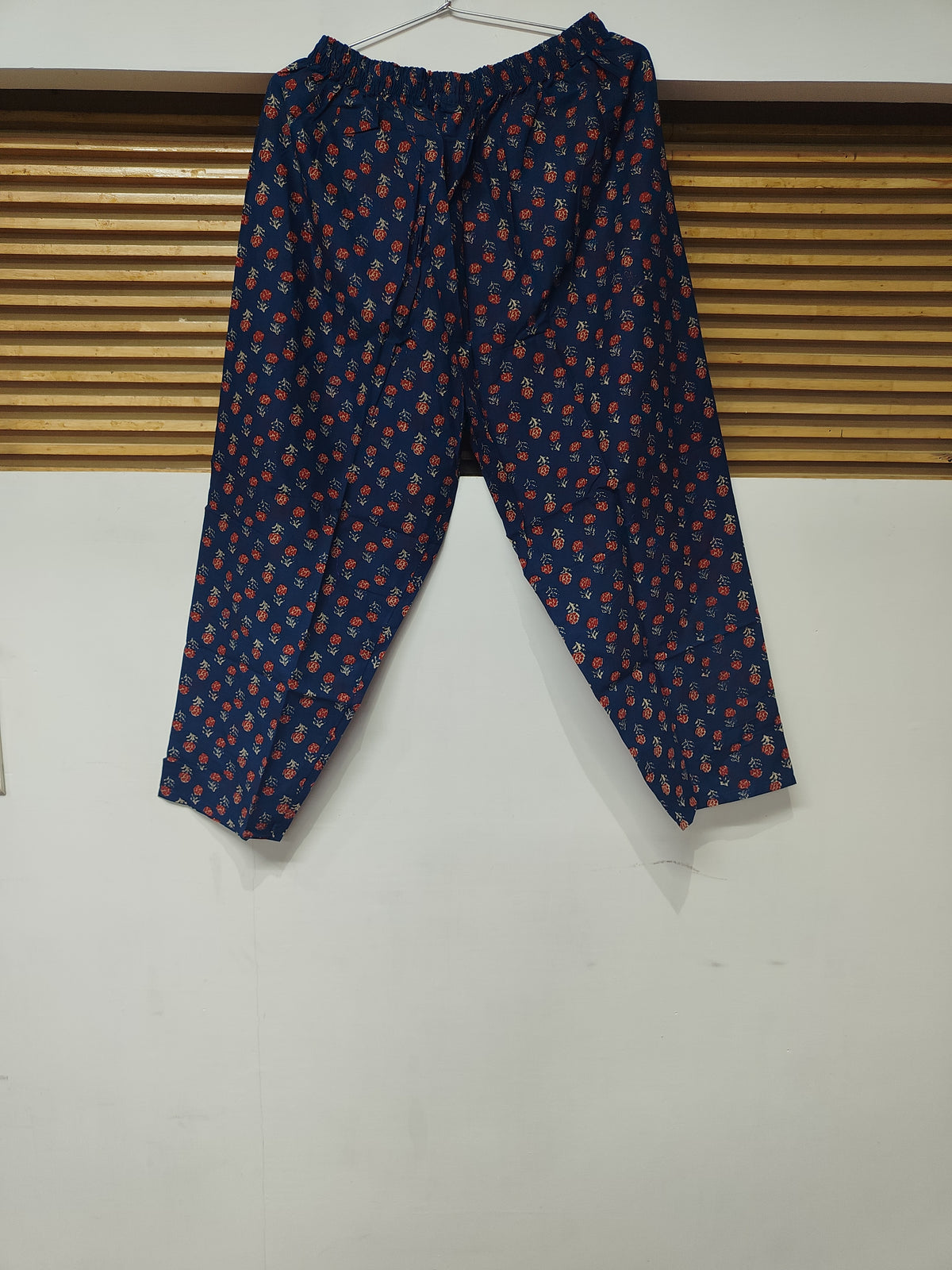 Blue Printed Dupatta Suit