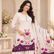 Blush Pink Satin Farshi Set with Dupatta