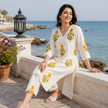 Yellow Floral Kurta Set