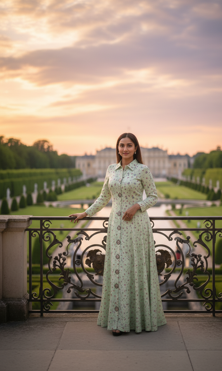 Pre-Loved Light Mint Green Long Dress