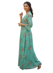 Blue Straigth Gown