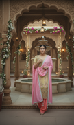 Pink And Golden Suit (Flower Pattern)