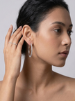 Circle Silver Earings