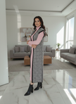 Pink Bodycone one Piece with Long Shrug