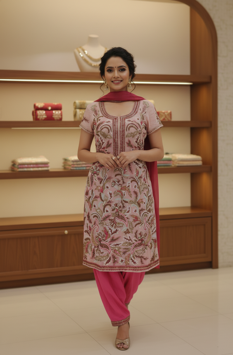 Light Pink Suit (Pre-Loved)