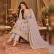 Moove hand embroidered A-line dupatta suit