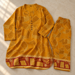 Mustard Geometry Red Bordered Cord Set