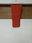 Orange A Line Kurta Set