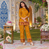 Mustard Geometry Red Bordered Co-ord Set