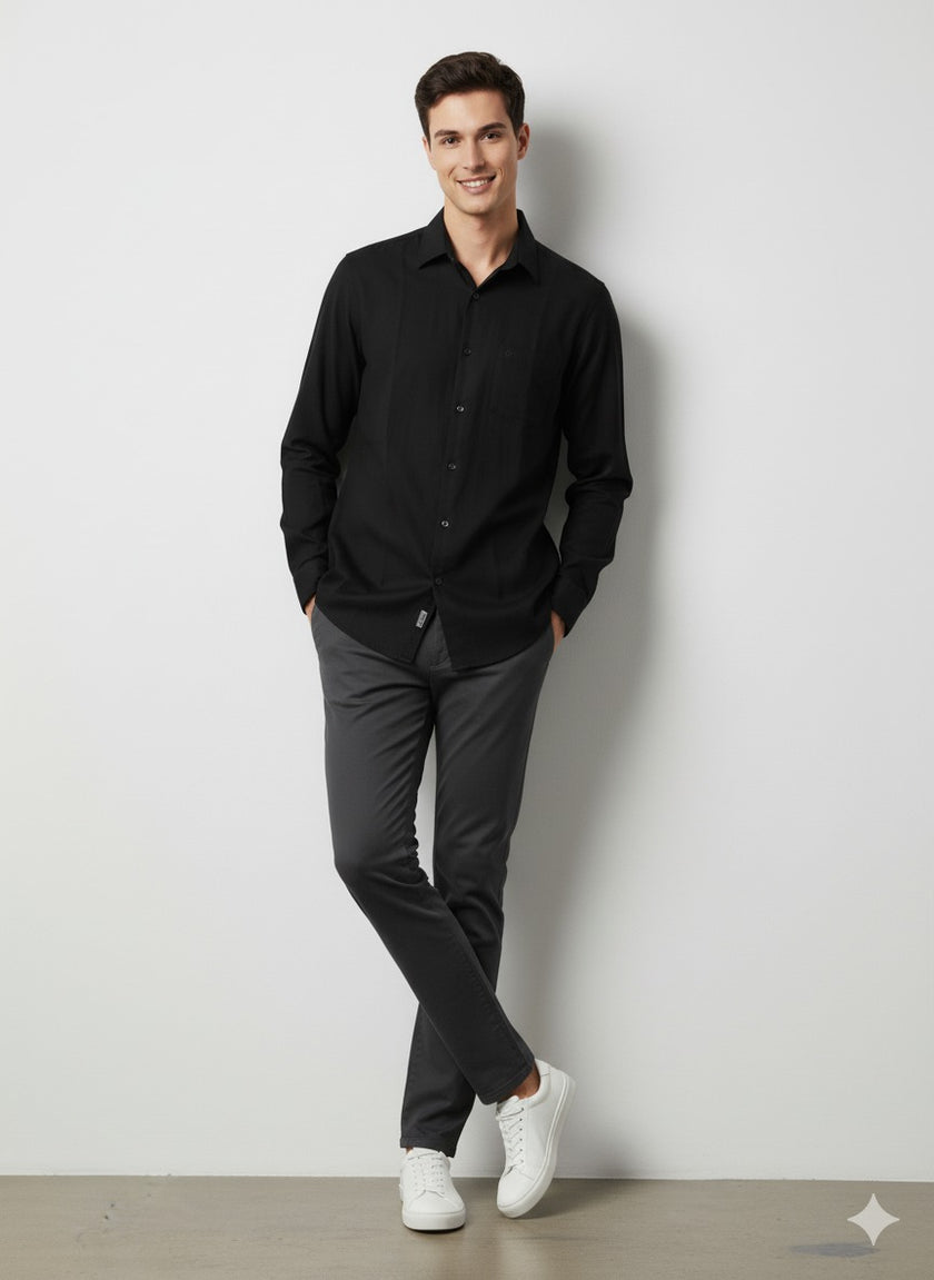 Pre-Loved Black Shirt-Arrow