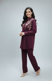 Maroon Co-ord Set