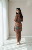 Brown-Kashmiri Co-ord Set