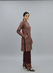 Brown Kashmiri Cord Set