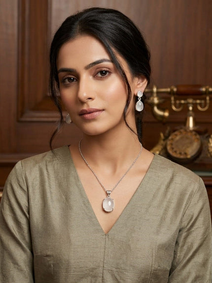 Moonstone Pendant Necklace