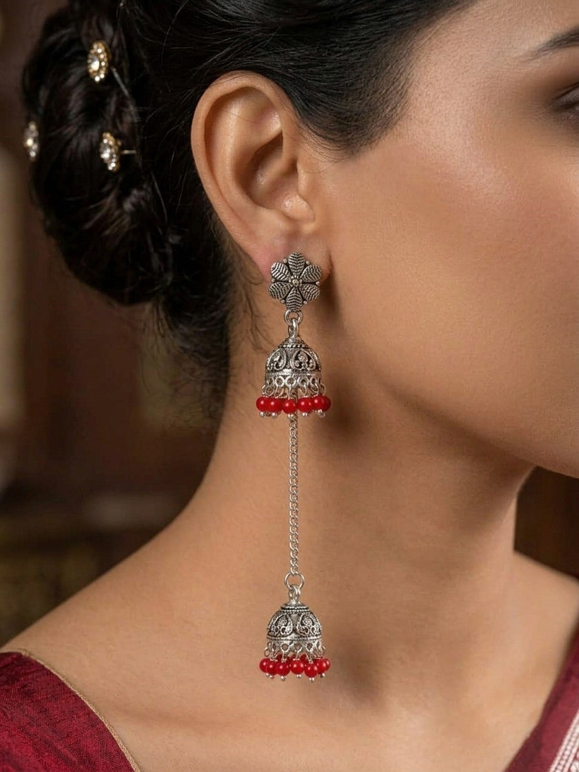 Red Jhumke