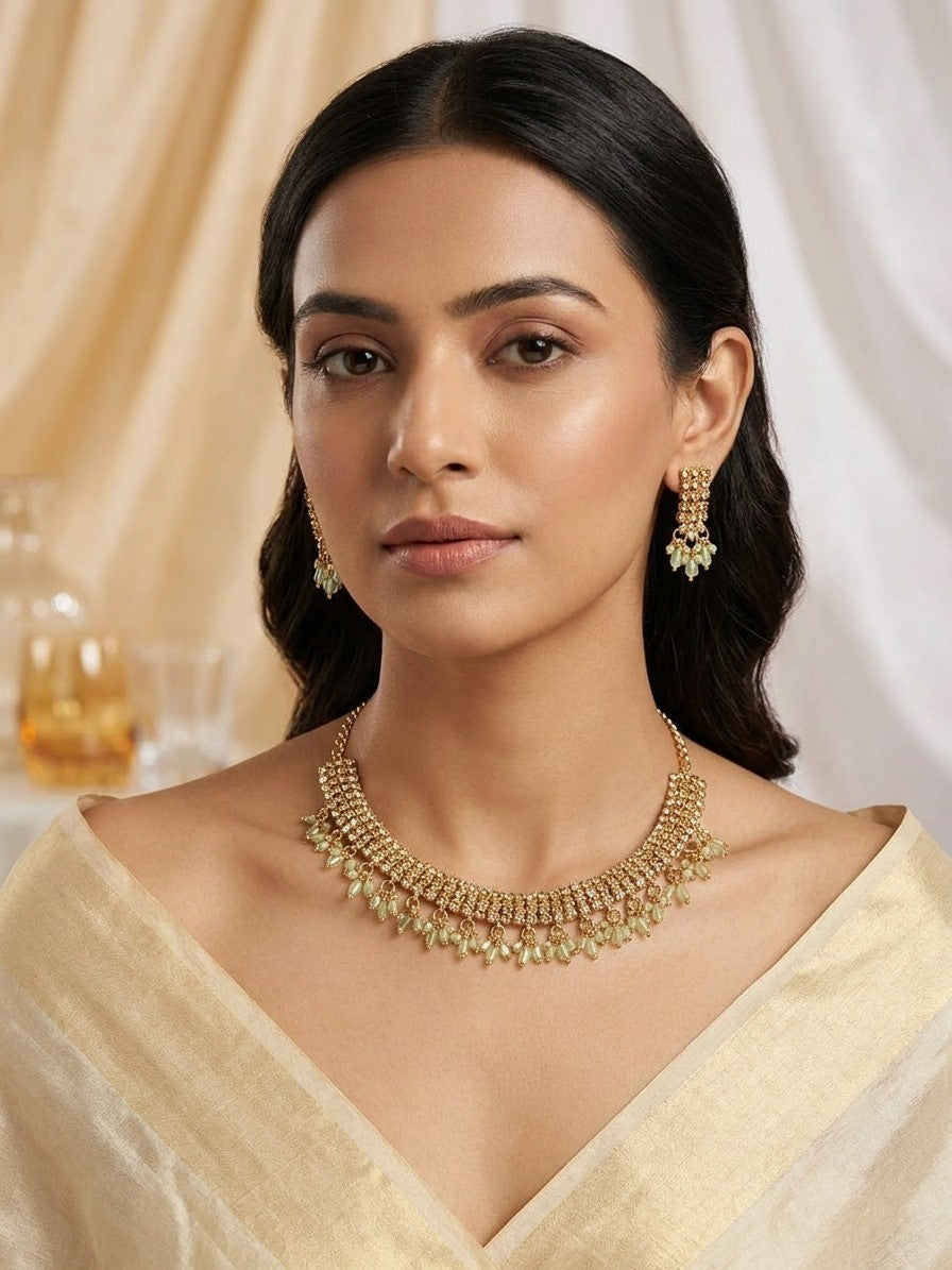Green Gold Jewellery Set