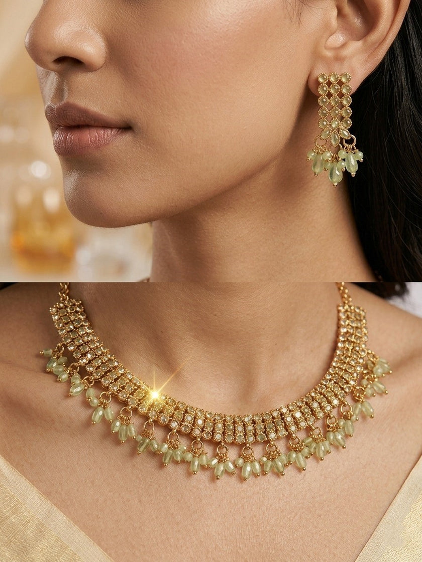 Green Gold Jewellery Set