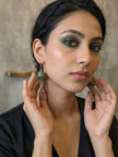 Green Jhumka Earings