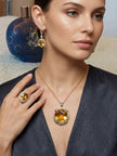 Lemon-Yellow Gemstone Set