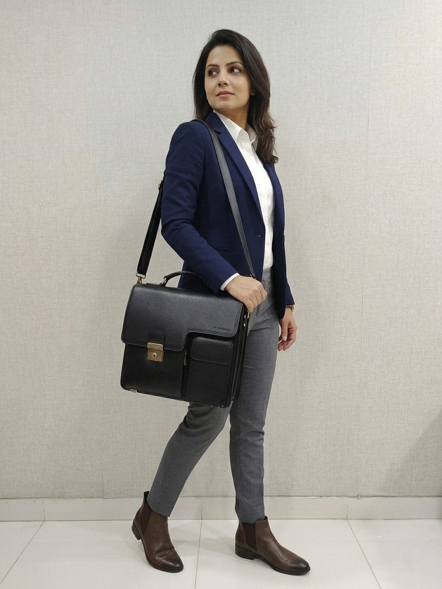 Pierre Cardin Black Hand Bag