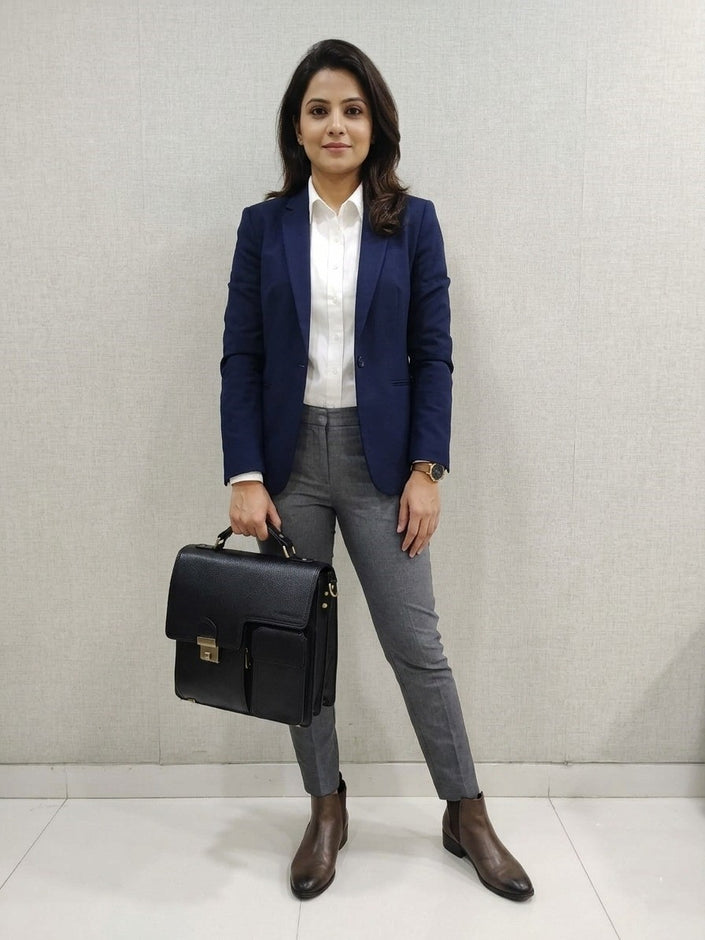 Executive Leather Briefcase Bag