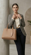 ITTI BROWN HAND BAG