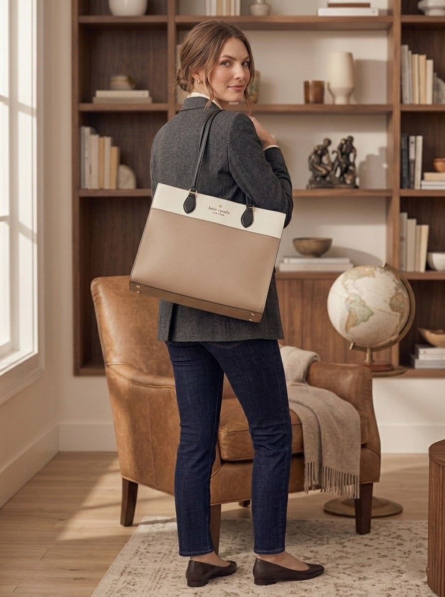 Spencer Colorblock Large Tote