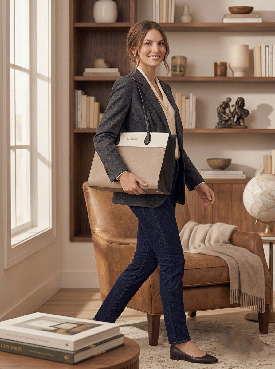 Spencer Colorblock Large Tote