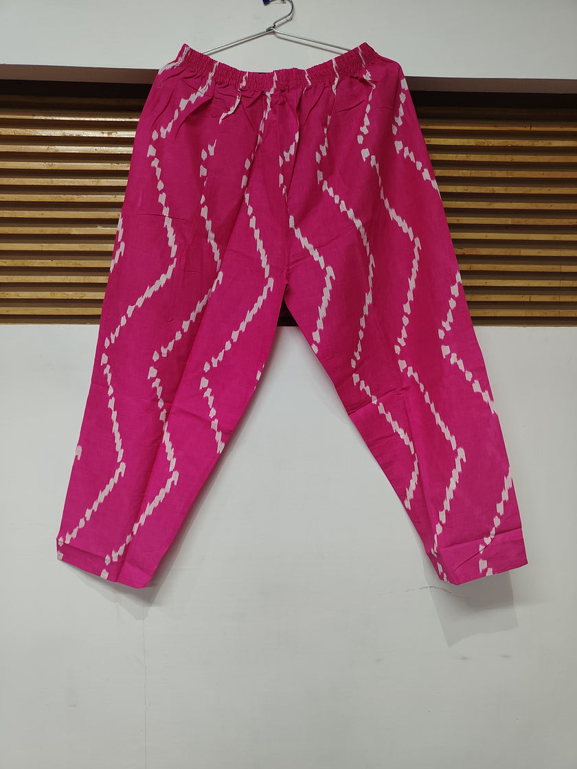 Wine Printed Dupatta Suit