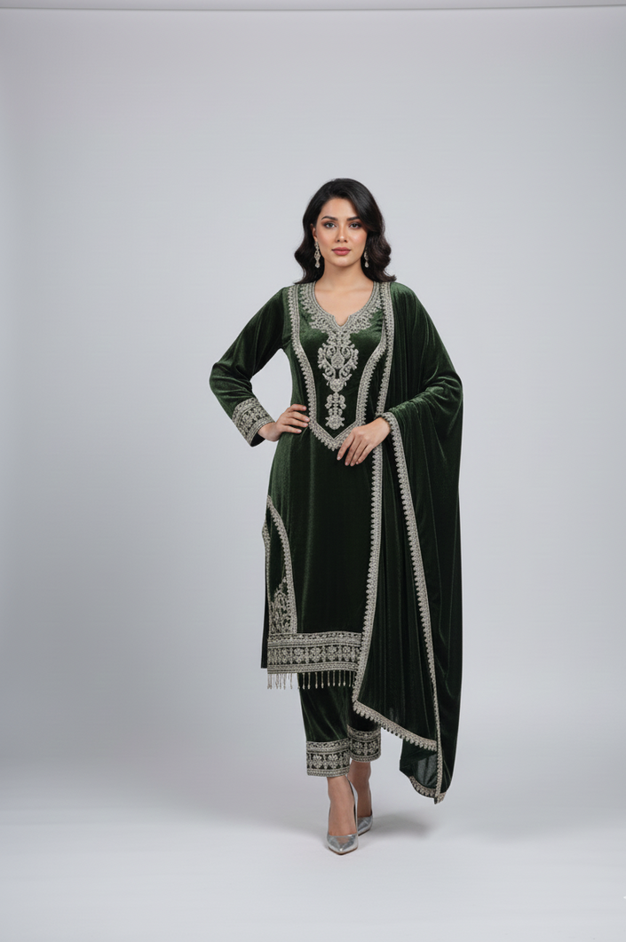 Green 3 Piece Set