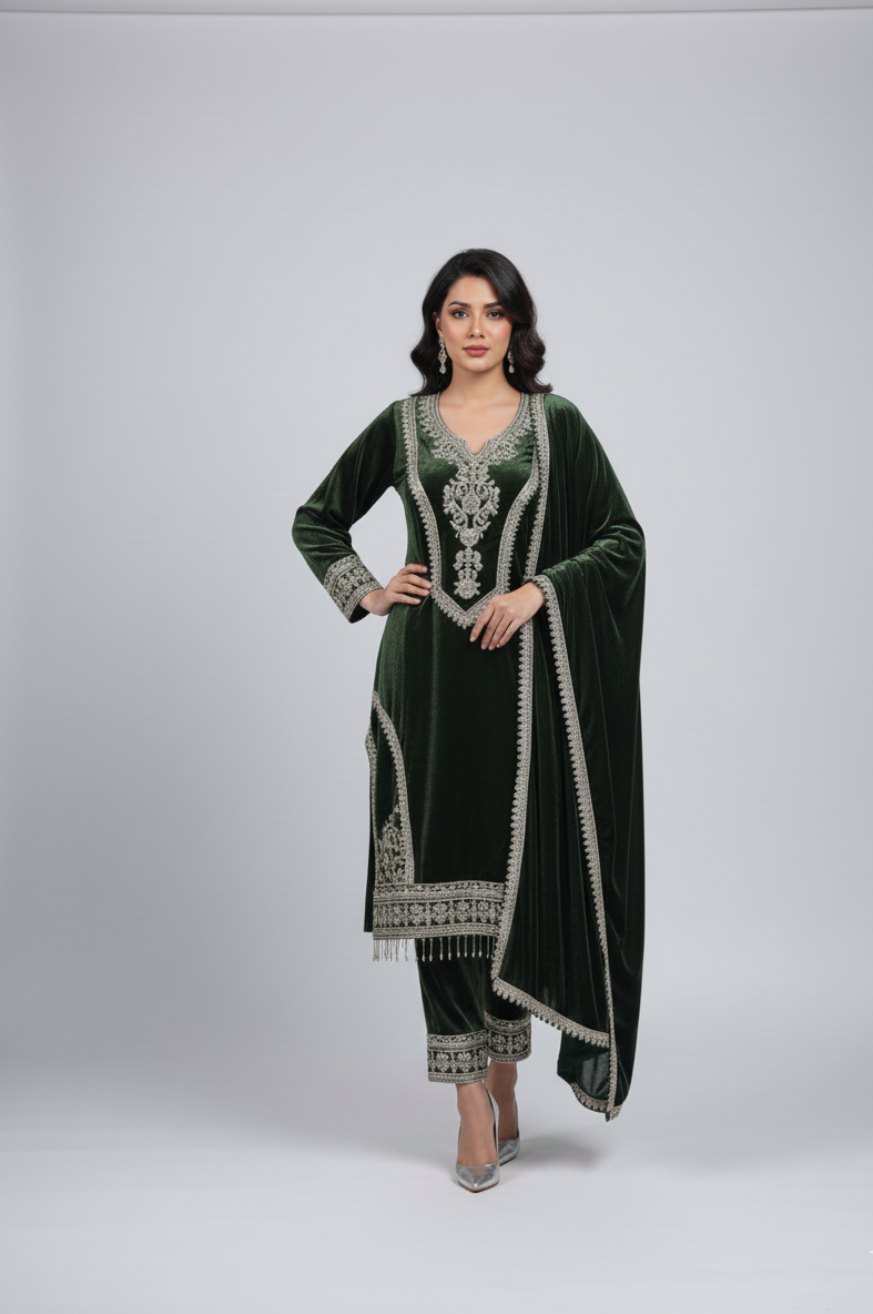 Green 3 Piece Set