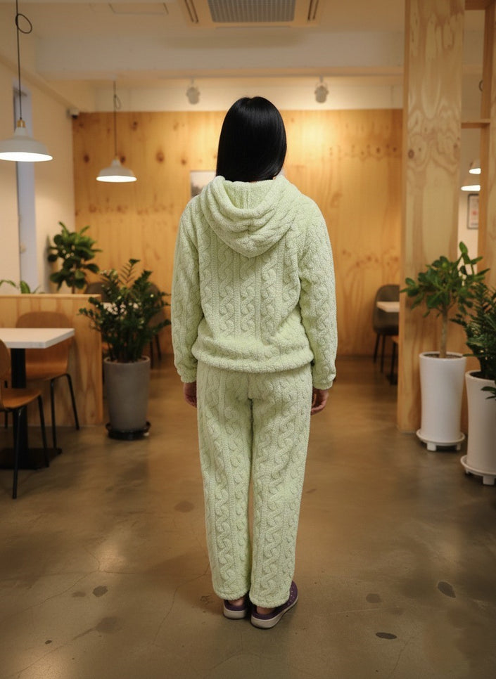 Light Green Night Suit With Pockets