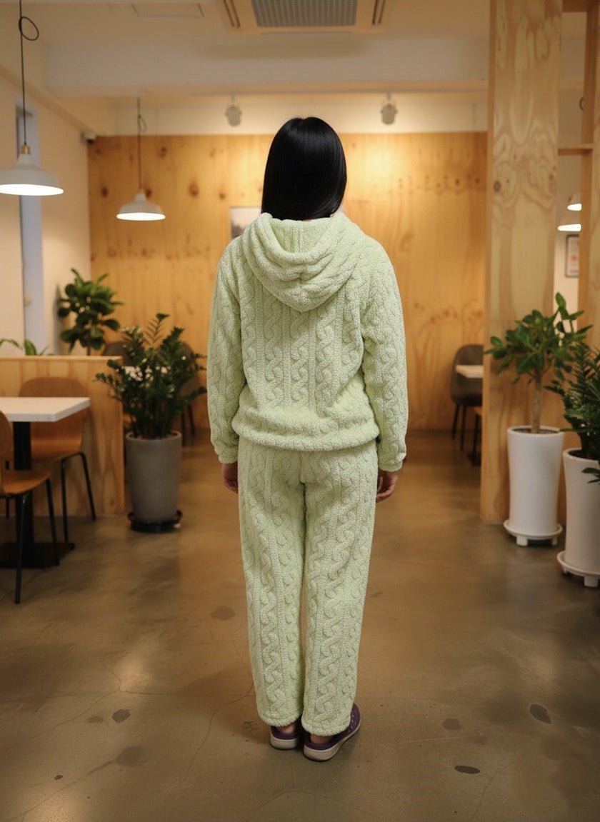 Light Green Night Suit With Pockets