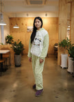 Light Green Night Suit With Pockets