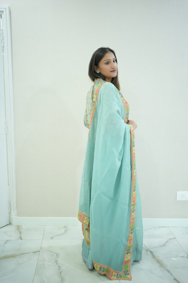 Light Blue Sharara Suit - Image 3